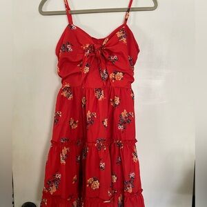 Red sundress
